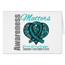 Someone I Love Needs A Cure - Ovarian Cancer Card