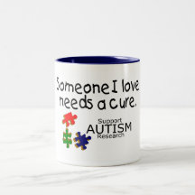 Someone I Love (Puzzle Pieces) Coffee Mug