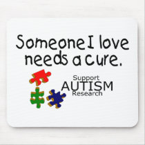 Someone I Love (Puzzle Pieces) Mouse Mat