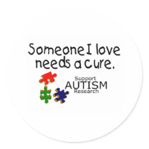 Someone I Love (Puzzle Pieces) Sticker