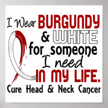 Someone I Need Head Neck Cancer Poster