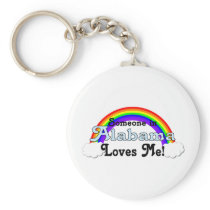 Someone in Alabama Loves Me Key Chain