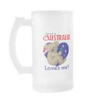 Someone in Australia Loves Me  Koala Mugs