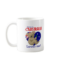 Someone in Australia Loves Me  Koala Coffee Mug