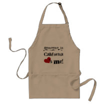 Someone In California Loves Me Apron