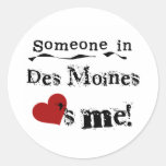 Someone in Des Moines Stickers
