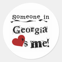 Someone In Georgia Loves Me Sticker