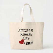 Someone in Kansas City Tote Bags