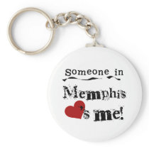 Someone in Memphis Key Chains