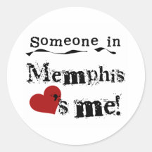 Someone in Memphis Stickers