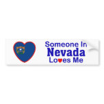 Someone In Nevada Loves Me bumper stickers