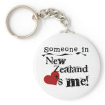 Someone In New Zealand Loves Me Keychains