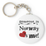 Someone In Norway Loves Me Keychain