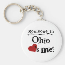 Someone In Ohio Loves Me Key Chains