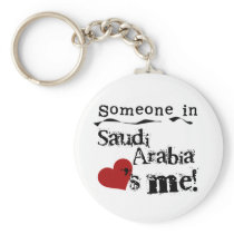Someone In Saudi Arabia Loves Me Key Chain
