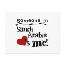 Someone In Saudi Arabia Loves Me Post Cards