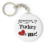 Someone In Turkey Loves Me Keychain