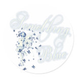 Something Blue Butterfly Fairy - Vintage Cyanotype