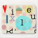 Something blue mint Type Mousepad