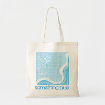 Something Blue Tote Bag