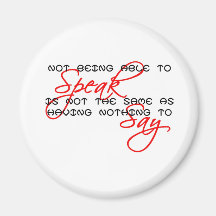 Something to Say copy Fridge Magnet