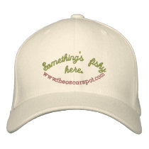 Something's fishy here... embroidered hat