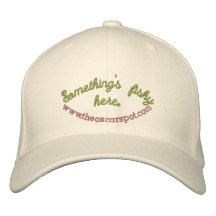 Something's fishy here... embroidered hat