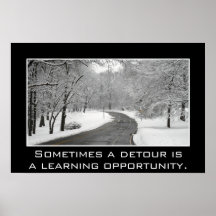 Sometimes a detour is a learning opportunity (S) Posters