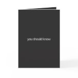 Sometimes good byes really are forever cards