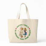 SOMETIMES I THINK OF SIX IMPOSSIBLE THINGS TOTE BAG