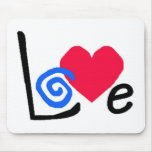 sometimessophia love logo mousepad