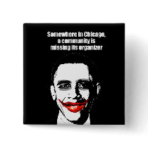 SOMEWHERE IN CHICAGO, A COMMUNITY IS MISSING ITS O PINBACK BUTTON