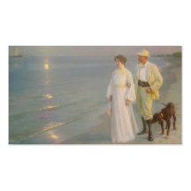 Sommeraften ved Skagens Strand Business Card