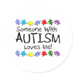 Somone With Autism Loves Me (PP) stickers