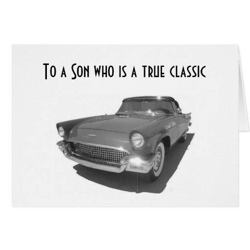 SON=A TRUE CLASSIC IN EVERY WAY GRADUATION CARD