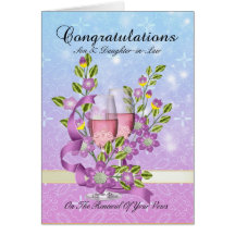 Son & Daughter-in-Law wedding vow renewal card