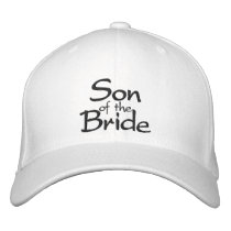 Son of the Bride Embroidered Wedding Cap