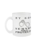Son Serves Protects - Cuffs mugs
