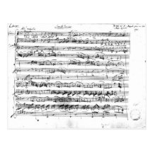 Sonate Premiere for violin and harpsichord Post Card