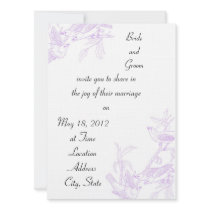Song Bird Invitations