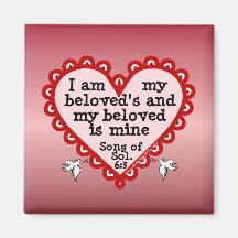 Song of Solomon 6:3 Fridge Magnets