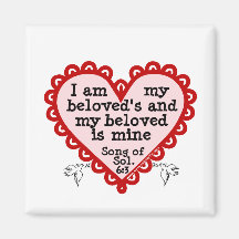 Song of Solomon 6:3 Refrigerator Magnet