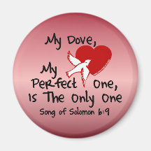 Song of Solomon 6:9 Refrigerator Magnets