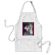 Song of the angels antique painting baby religion aprons