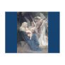 Song of the angels antique painting baby religion post card