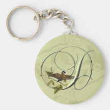 Songbird Initial D Keychain