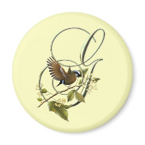 Songbird Initial G Refrigerator Magnet