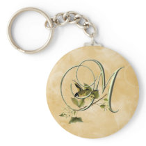 Songbird Initial M Key Chains