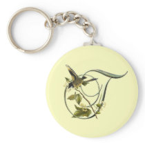 Songbird Initial T Key Chains