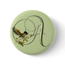 Songbird Initials A Buttons